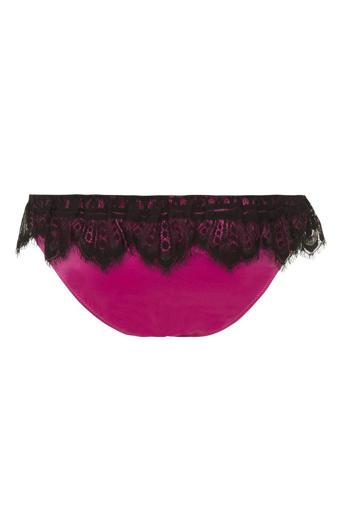 Rosie Black/Fuchsia Ouvert Brief