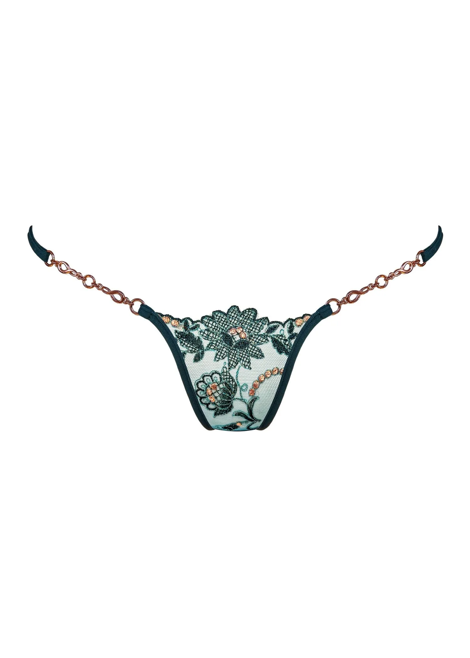 Royal Meadows (Green) Luxury Mini G-String