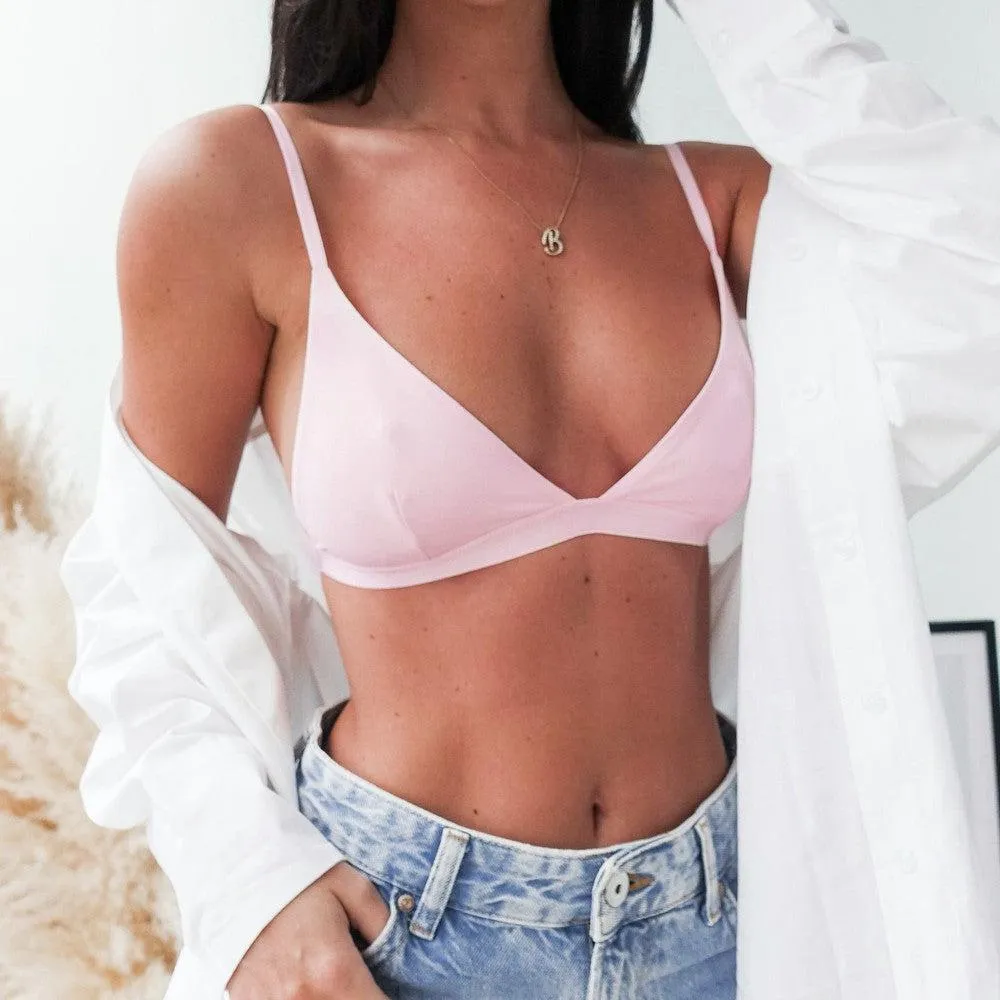 Seamless Bralette- Light Pink