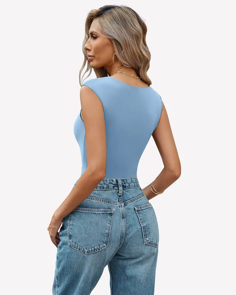 Seamless Tank Top Thong Body Suit
