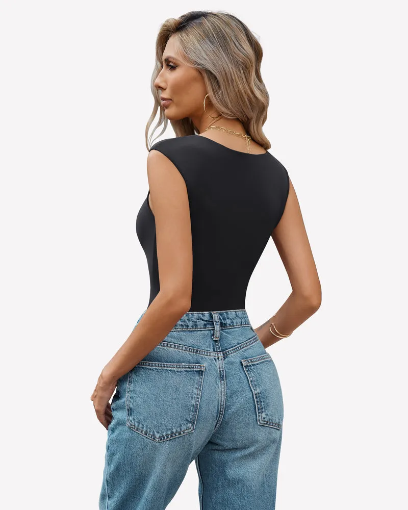 Seamless Tank Top Thong Body Suit