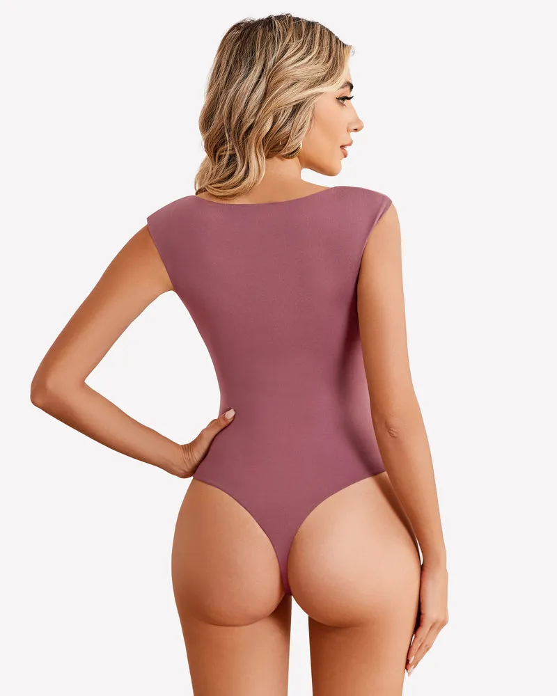 Seamless Tank Top Thong Body Suit