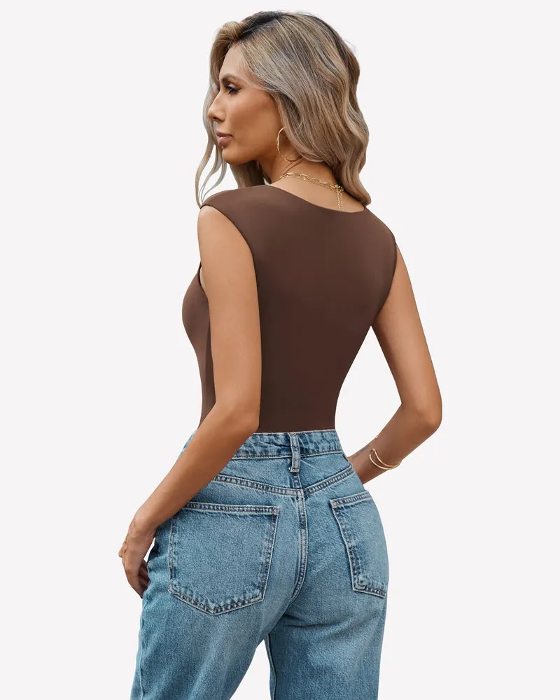 Seamless Tank Top Thong Body Suit