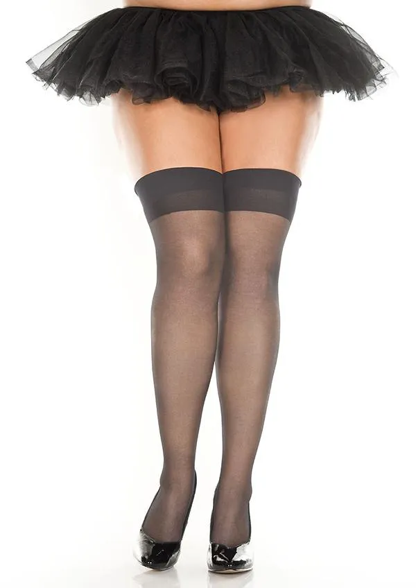 Sexy Sheer Thigh High