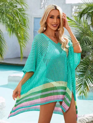 Shirley & Stone Rainbow Knit Cover Up