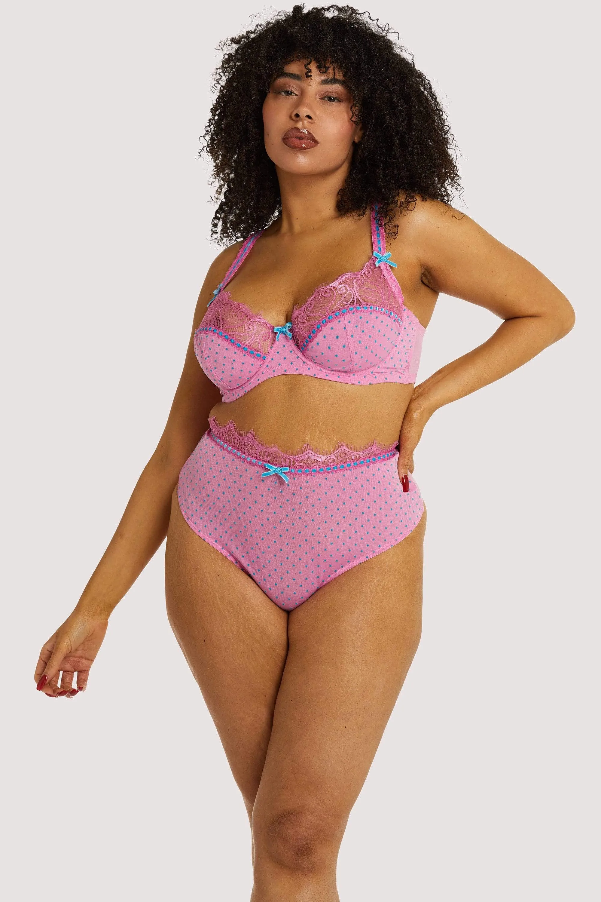 Sophia Pink High Apex Bra