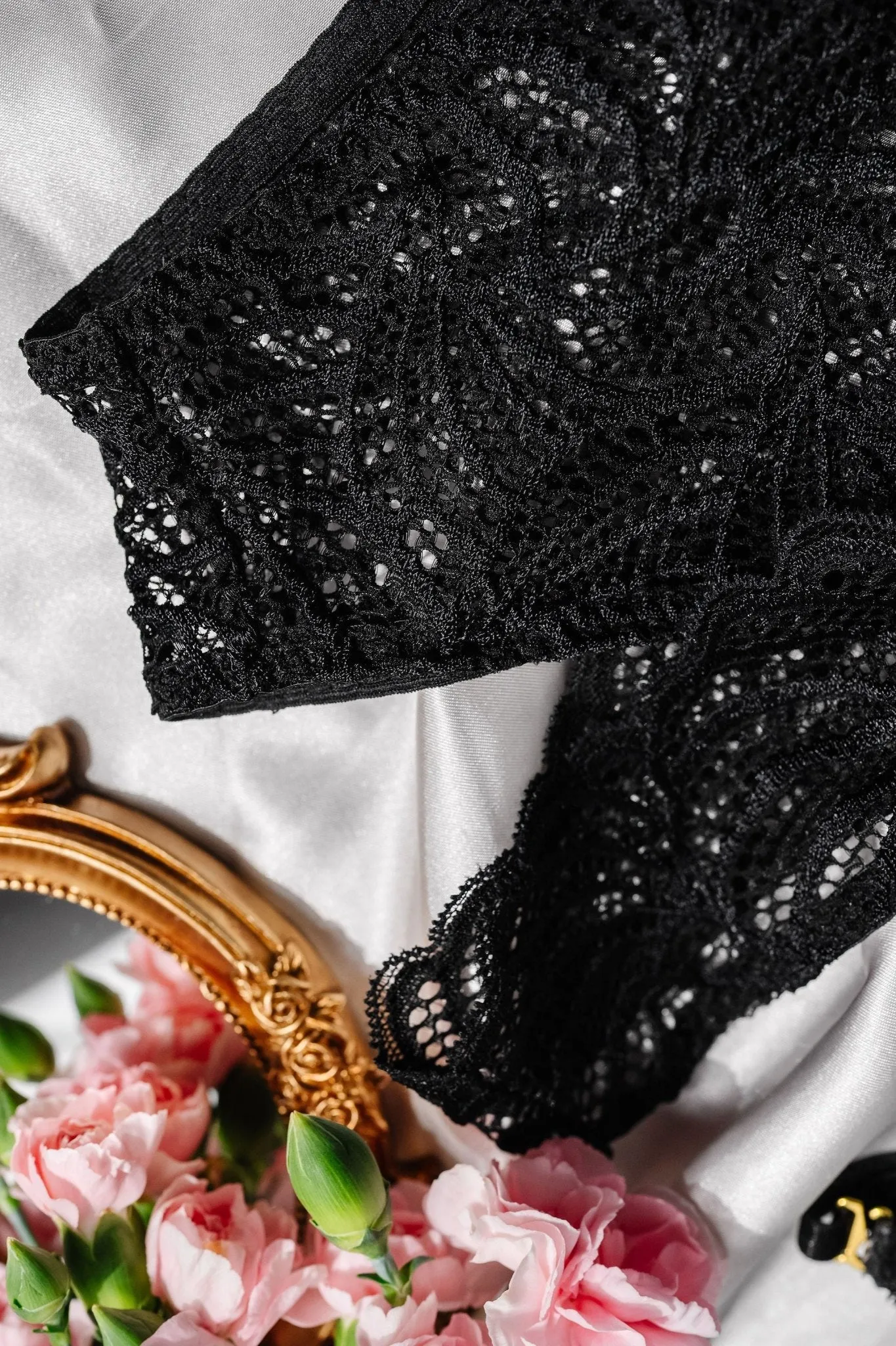 Strappy Wrap High Waist Panty - Black