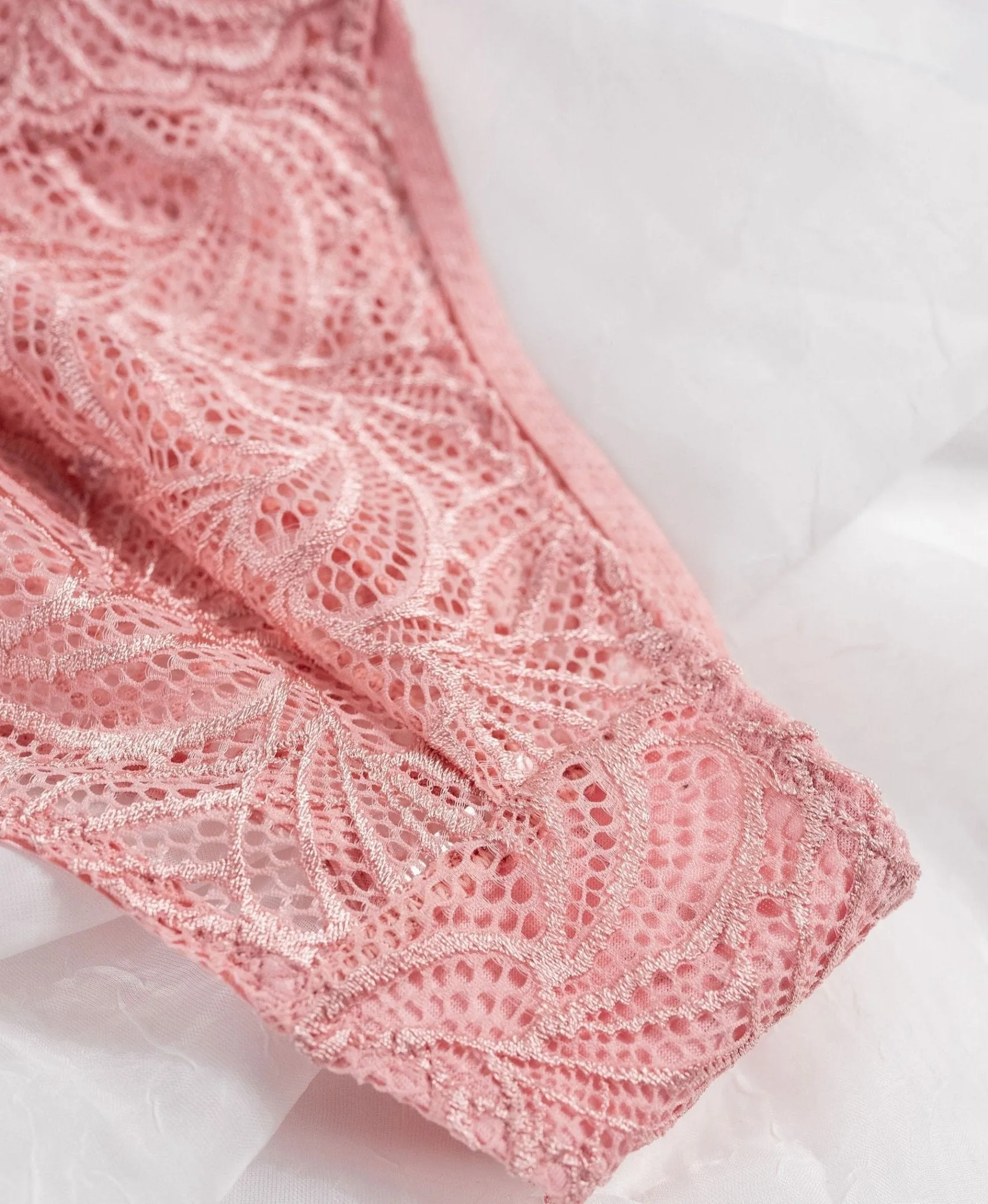 Strappy Wrap High Waist Panty - Blush