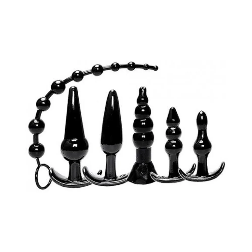 Try-curious Anal Plug Kit Black