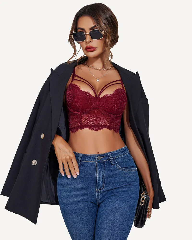 Two Layer Push Up Bustier Bralette (DE Only)