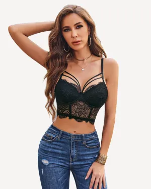 Two Layer Push Up Bustier Bralette (DE Only)