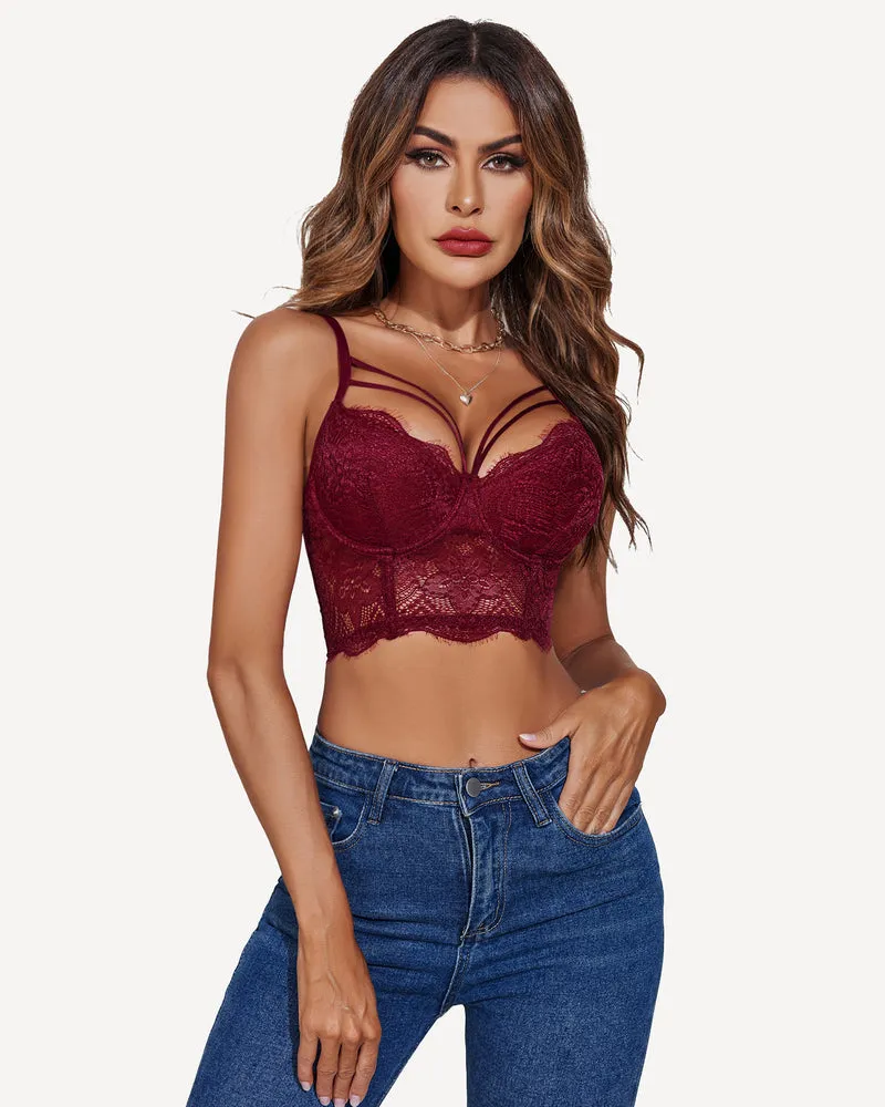 Two Layer Push Up Bustier Bralette (DE Only)