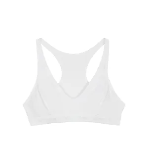 White sports bra DIM Pocket Micro Girl