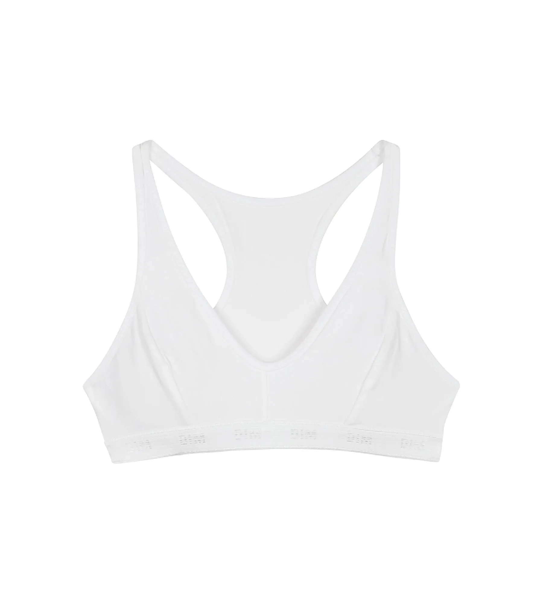White sports bra DIM Pocket Micro Girl