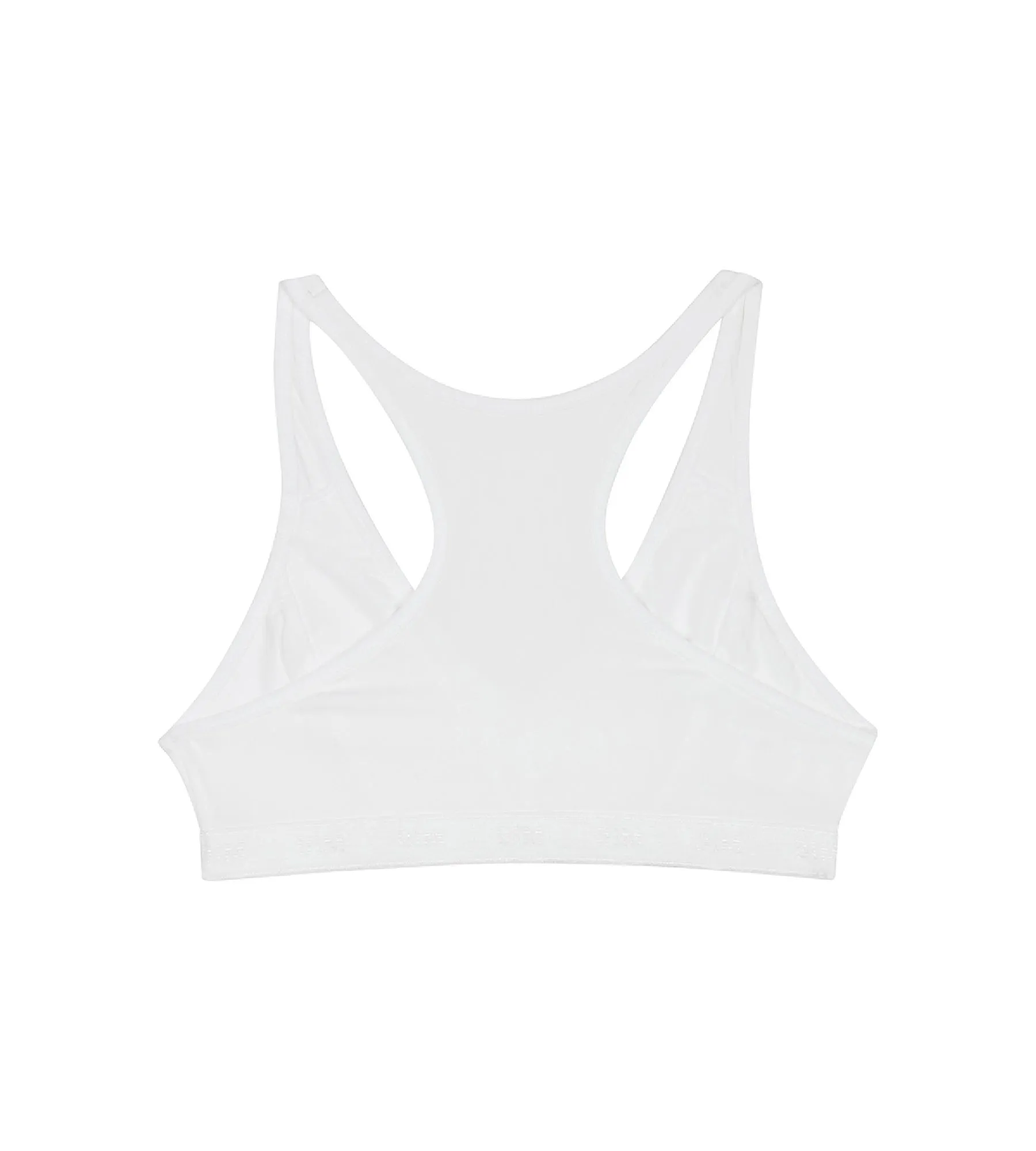 White sports bra DIM Pocket Micro Girl
