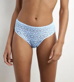 Women's floral lace panties Blue Shirt Dim Daily Lace